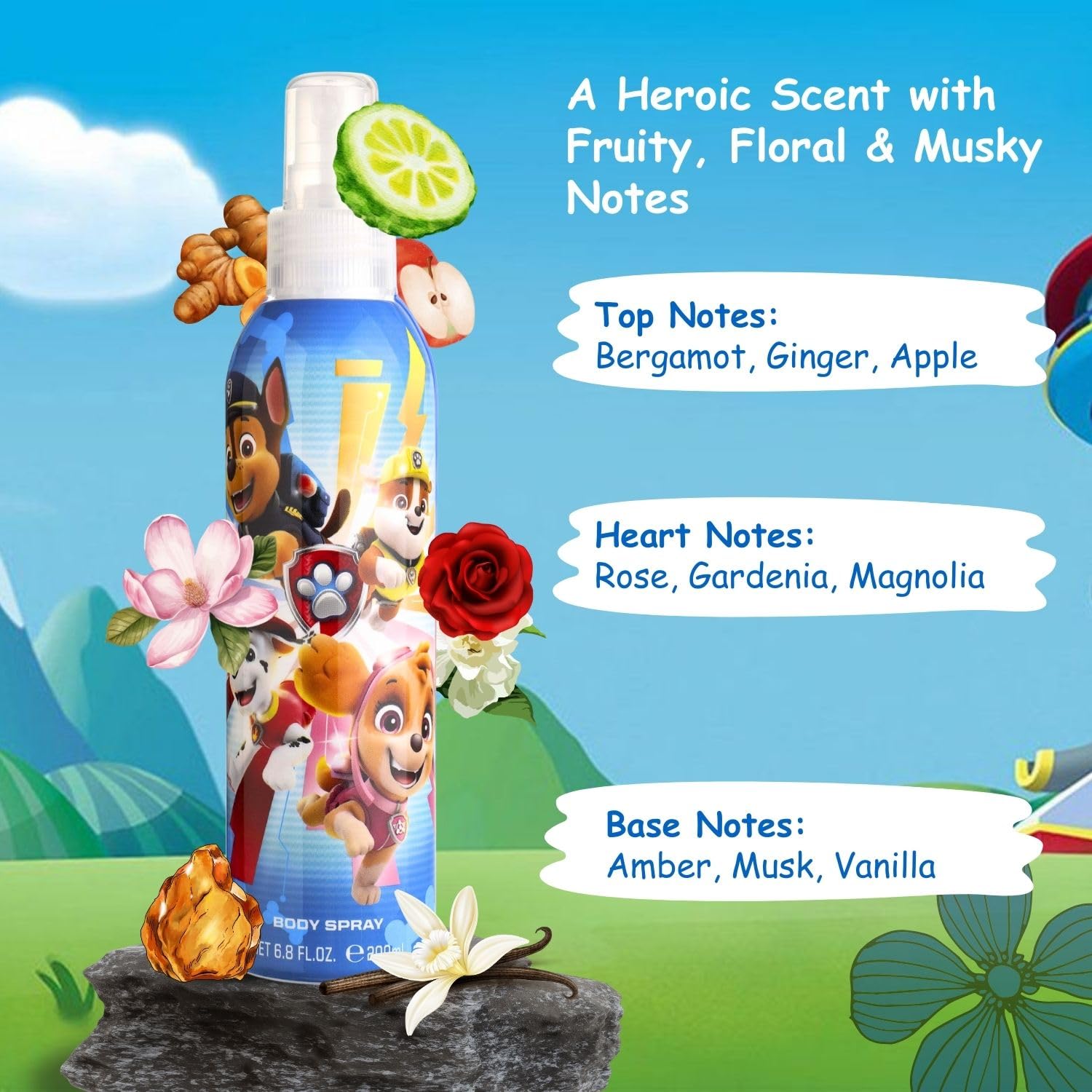 Paw Patrol Pat' Patrouille Coffret Eau Fraîche Parfumée pour enfant, 200 ml