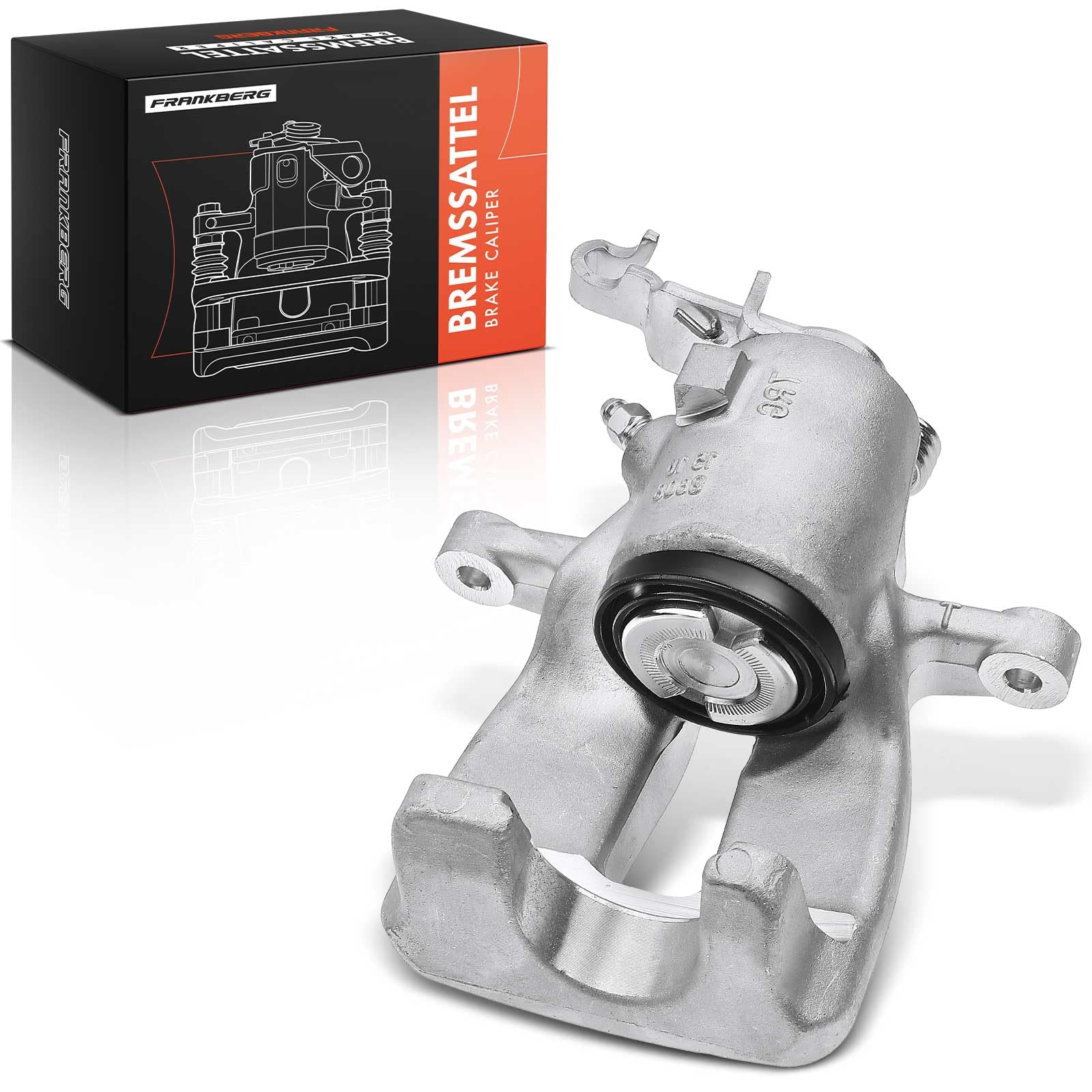 Frankberg Brake Caliper Disc Brake Rear Right Aluminium Compatible with Golf V Golf VI A3 TT Altea Toledo III O.c.t.a.v.i.a II T.o.u.r.a.n J.e.t.t.a III Replace# 1K0615424