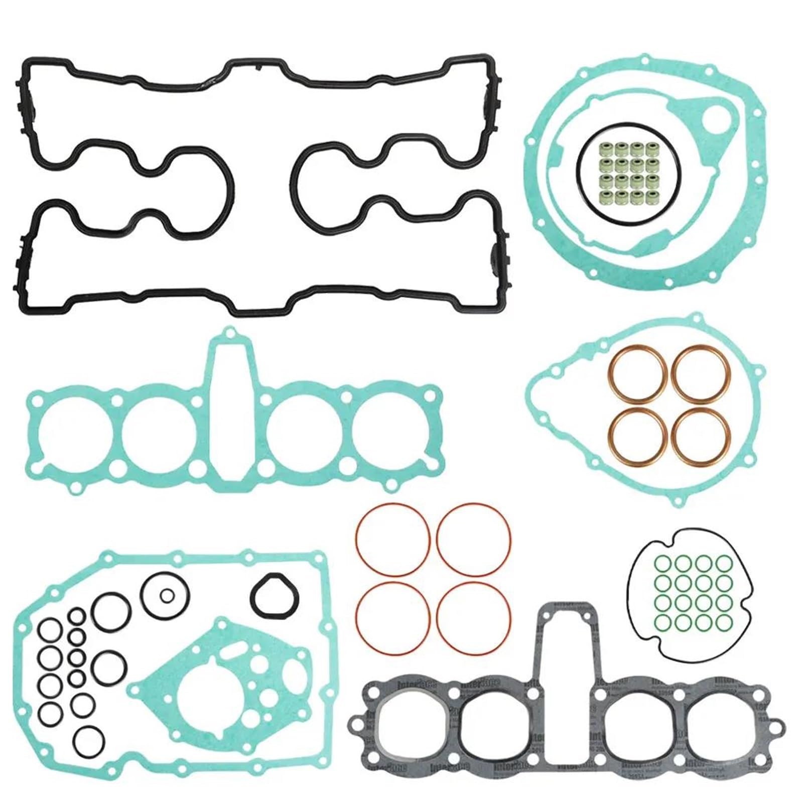 Junta de Culata Reparación Completa Juntas Tapetes Almohadillas Reparación Intermedias para Motocicleta CB750 CB750F CB750K CB750C CB750SC.