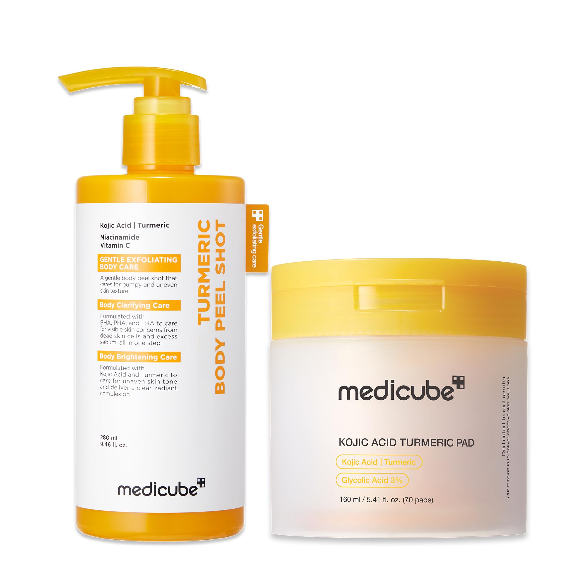 Amazon.com : medicube Body Smoothing & Clarifying Duo: Turmeric