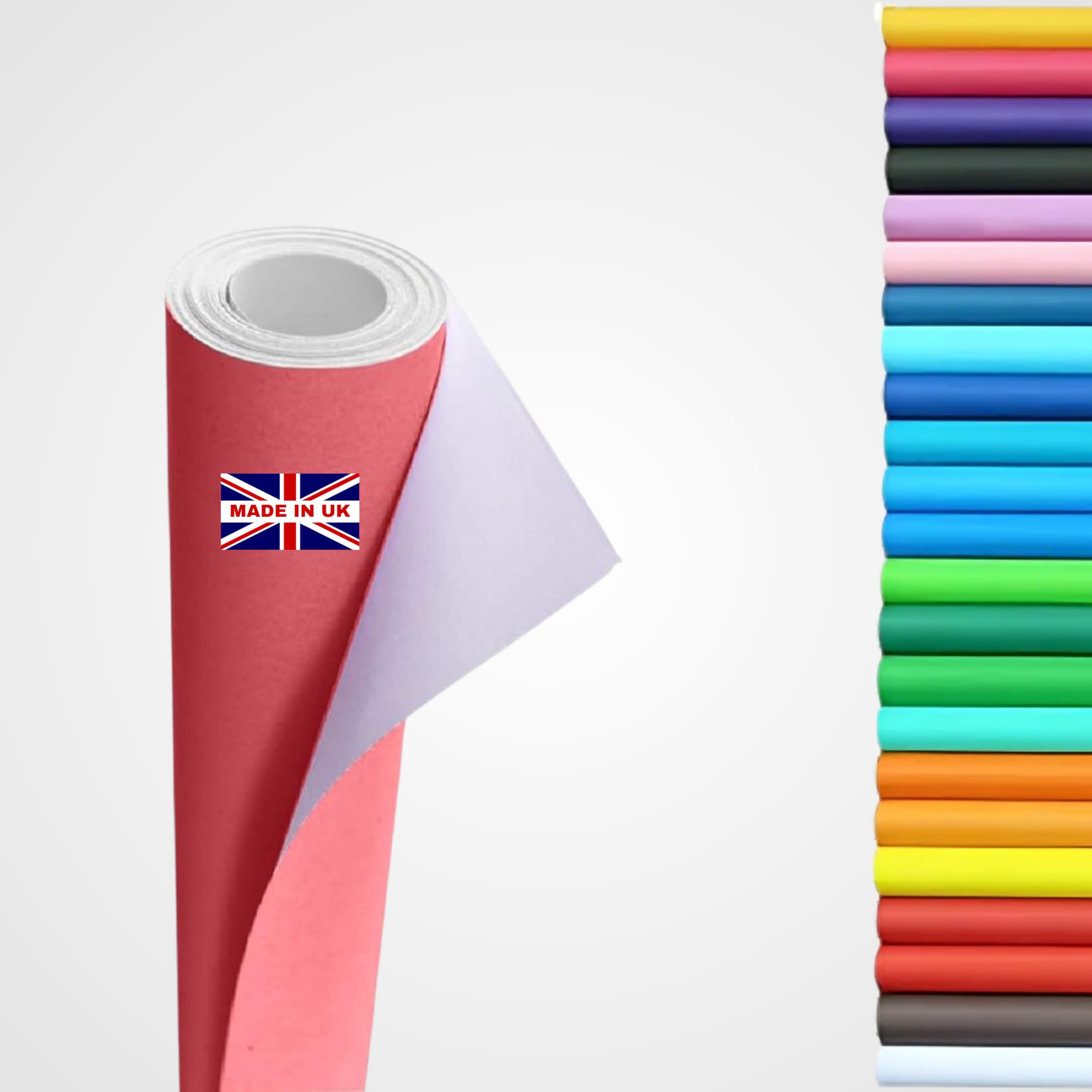 Card and Display Poster Paper Roll - 10 M - Paper Perfect Ideal for Wrapping, Craft, Packing, Floor Covering, Parcel, Table Runner School Notice Boards - 76cm Width Approx (Candy Pink)