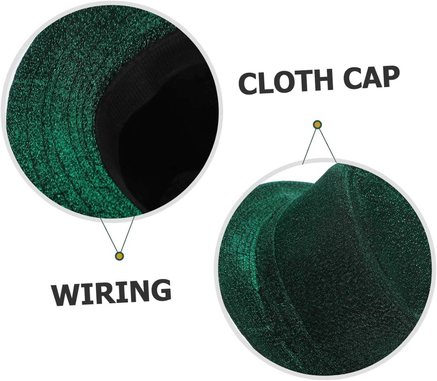 Patrick Day Sequin Fedora Hat High Hat for Men Women Comfortable Fits for Festive Celebrations Green