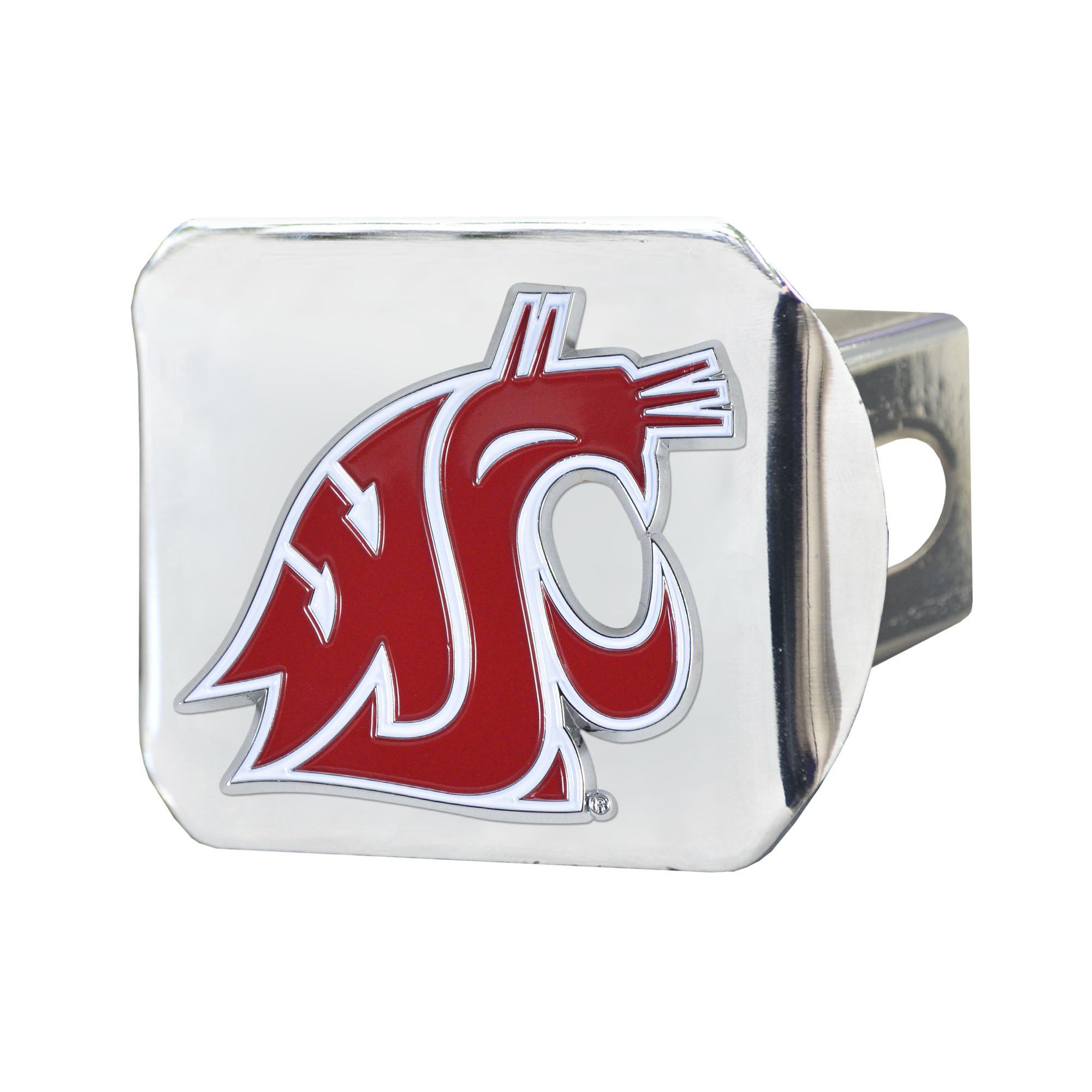 FANMATS 22629 Washington State Cougars Chrome Hitch Cover - 3D Color Emblem