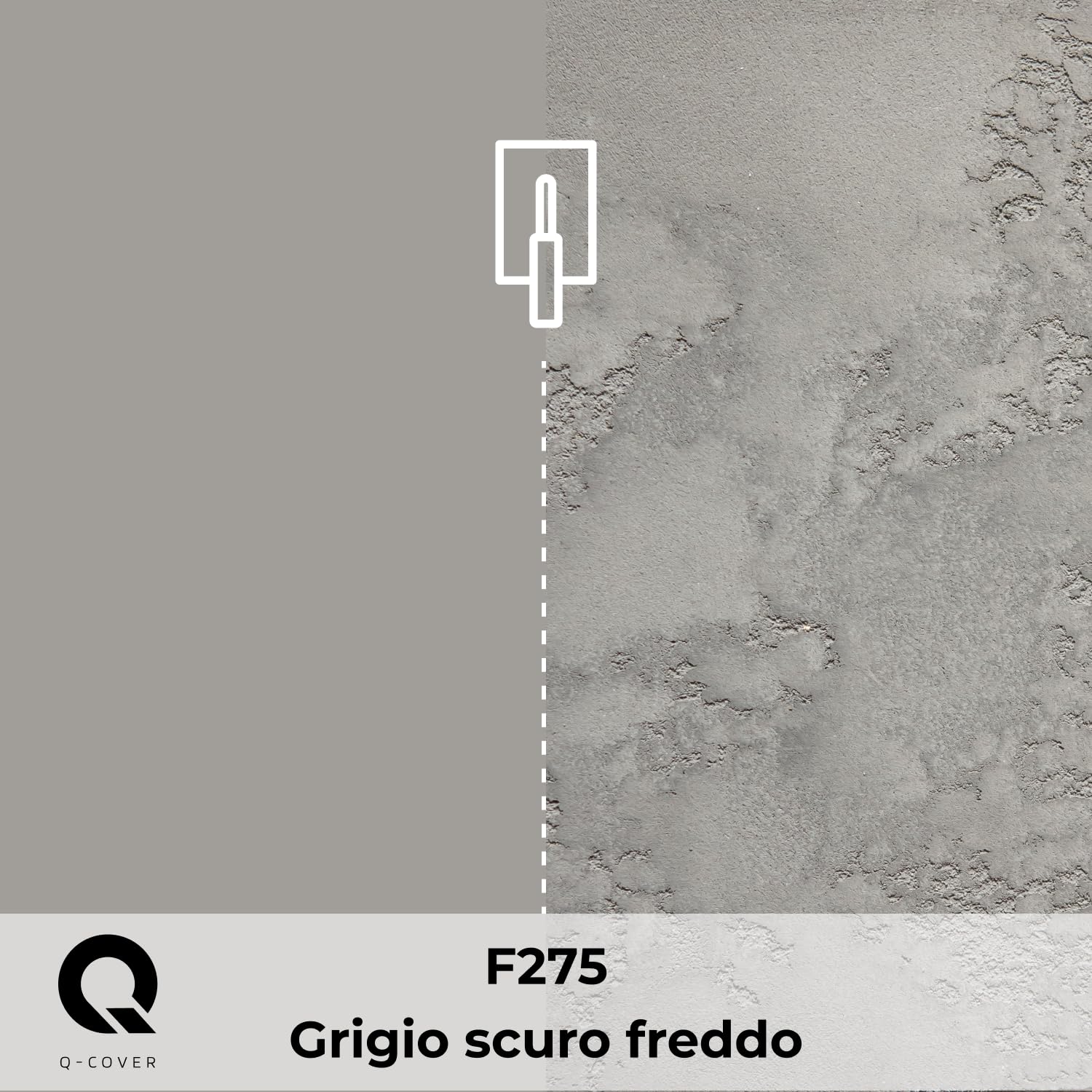 Primer al quarzo Grigio | 15 kg | Fondo aggrappante per intonaco, mosaico e Beton Architekt | Interno & Esterno | Alta adesione, superficie ruvida