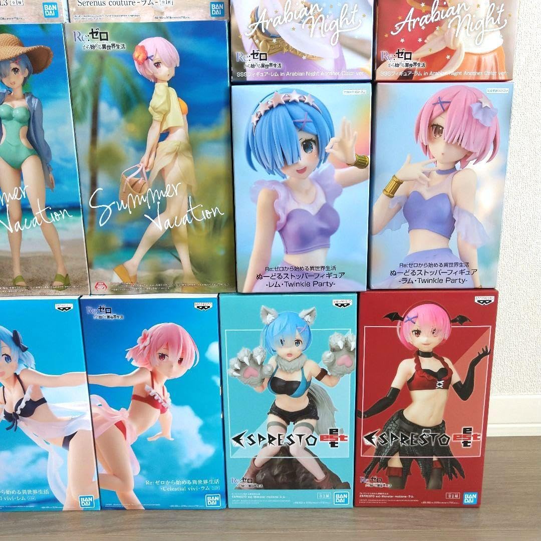 Re:ゼロから始める異世界生活 レム٠ラム٠エキドナ٠ベアトリス 47点セット Re:ゼロから始める異世界生活 レム٠ラム٠エキドナ٠ベアトリス 47点