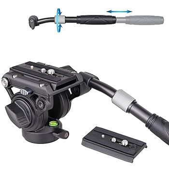新品 ビデオ雲台 DSLR ,VIDEOオイルフリュード雲台 Amazon | INNOREL フルード ビデオ雲台 2WAY フルード