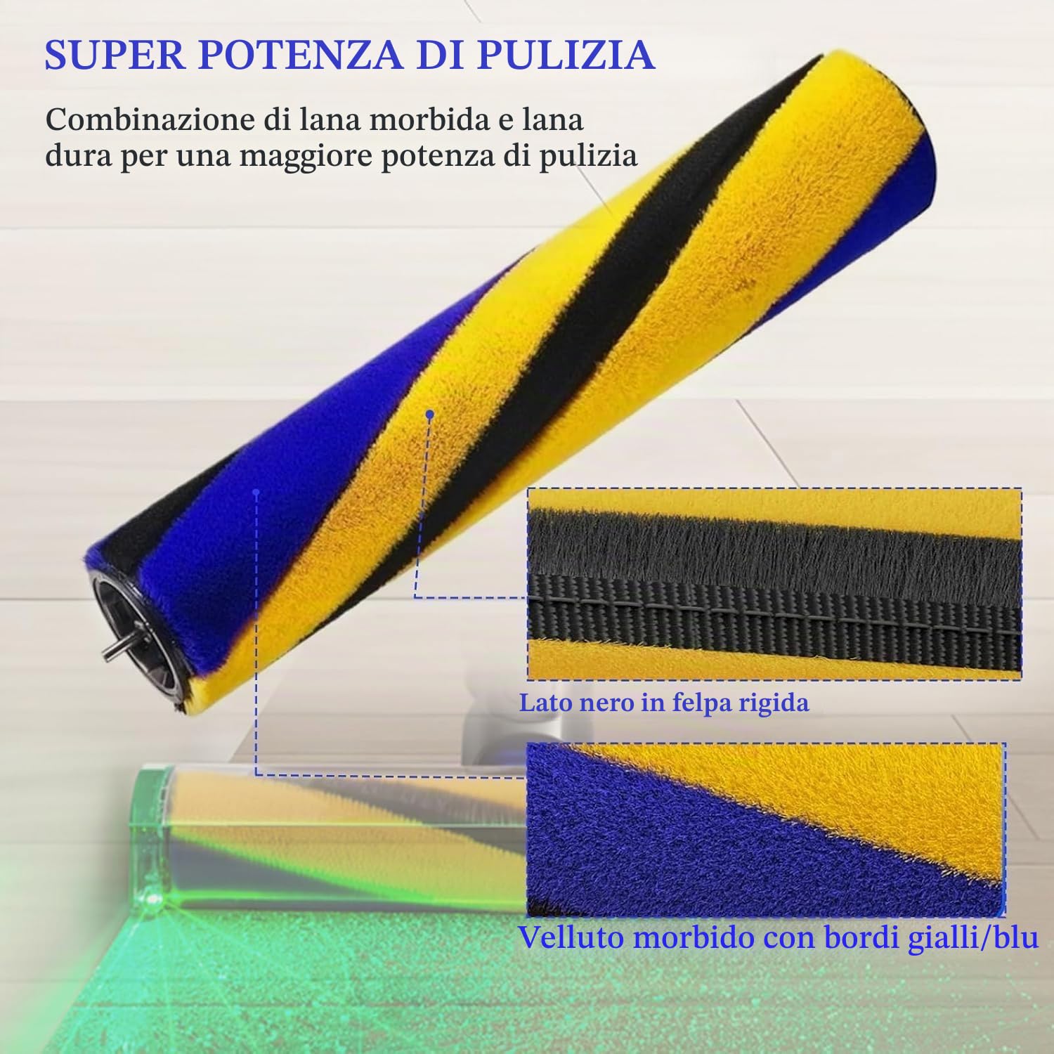 Rullo spazzola per aspirapolvere Dyson V15 Detect Slim Absolute Total Clean Extra Rotolo di ricambio per aspirapolvere Dyson V15 Detect Slim Absolute Total Clean Extra Roll Ricambi Bocchetta per