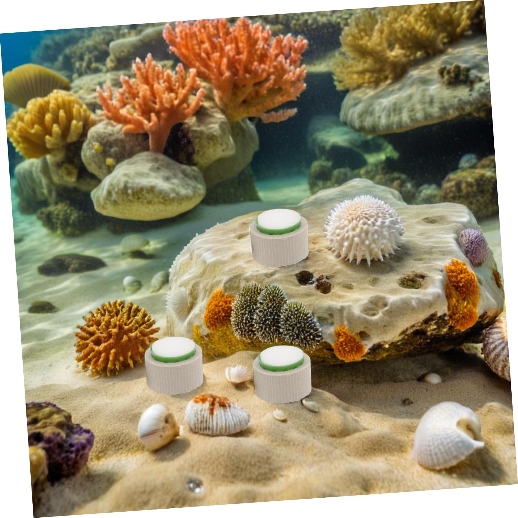 15 Satz Aquarium Pflanzenhalter Pflanzengewichte Keramik Ringe Anti-schwebend Pflanzenschutz Fischglas Dekoration Wasserpflanzen Fixierhalter für Aquarien Gestaltung