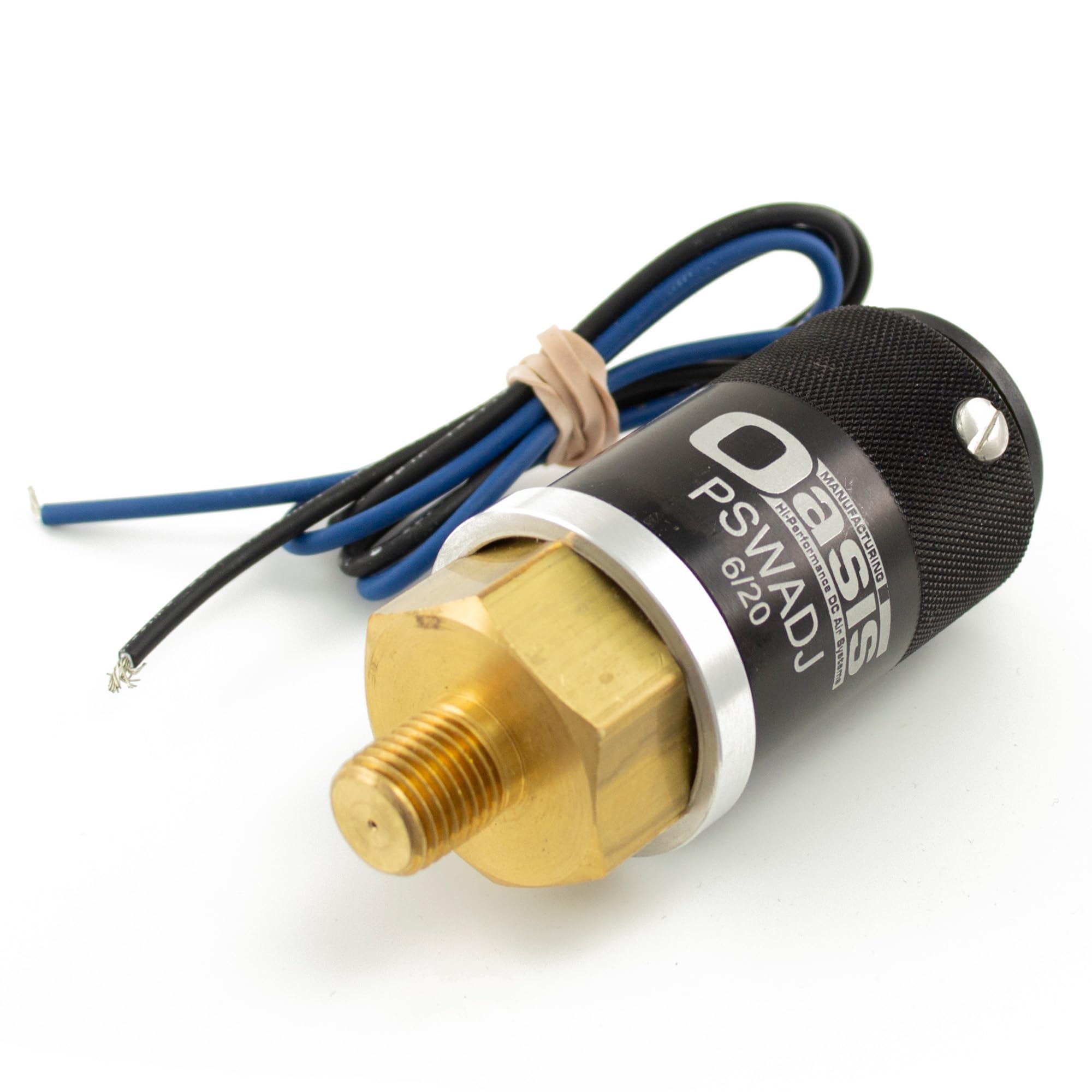 Oasis Adjustable Pressure Switch – 12V Tank-Mounted Air Pressure Switch for XD3000 & XD4000 Compressor Systems – 100–250 PSI Range – 1/4