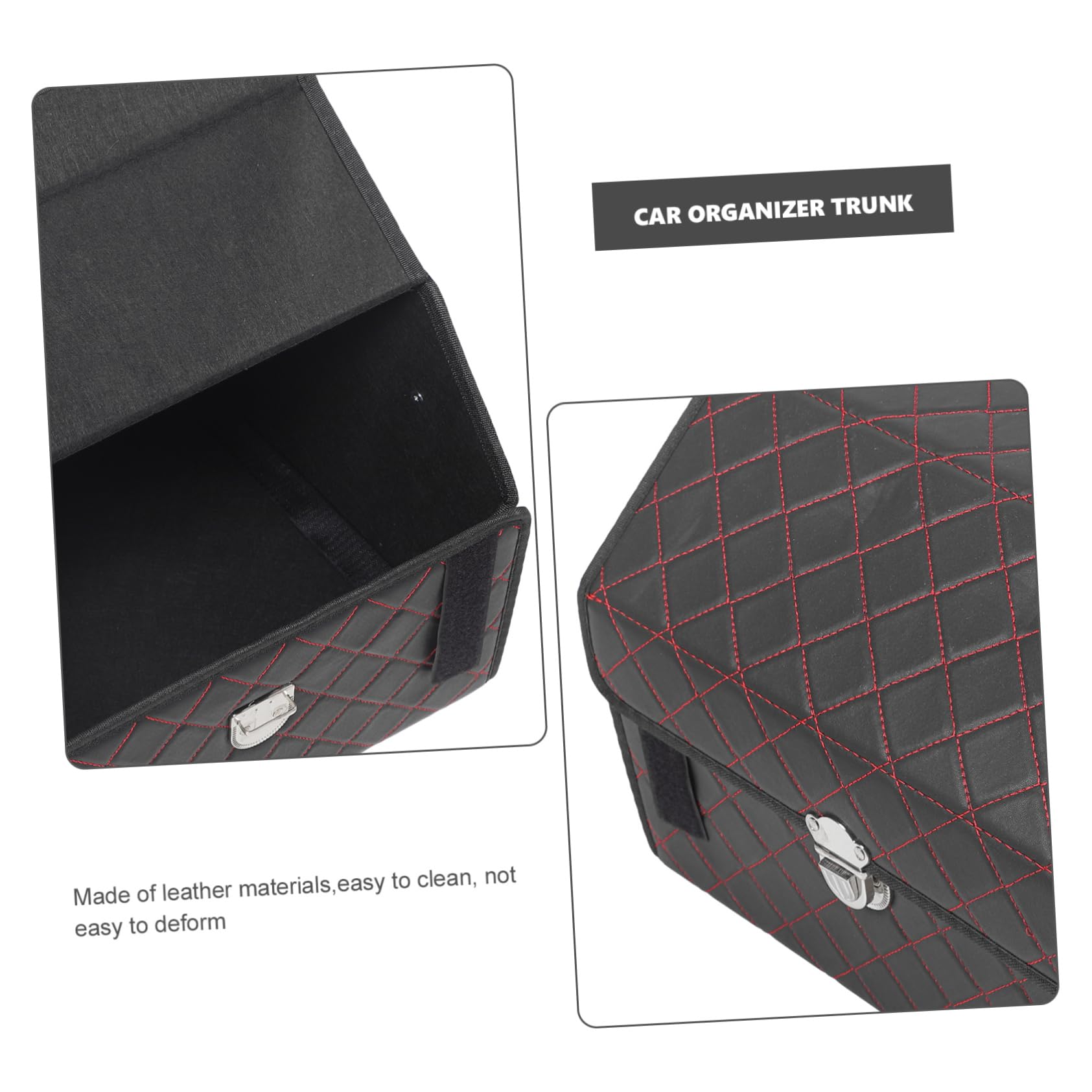 Alipis Organizer Per Bagagliaio Pelle Contenitore Pieghevole Per Suv Organizer Per Spesa Accessori Per Organizzazione Auto