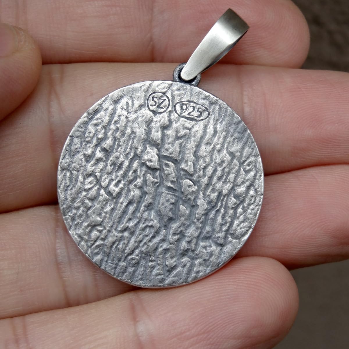 Jesus Anhänger Neu Sterling Silber 925 Religiös Echt Schmuck Handgefertigt Silverzone77