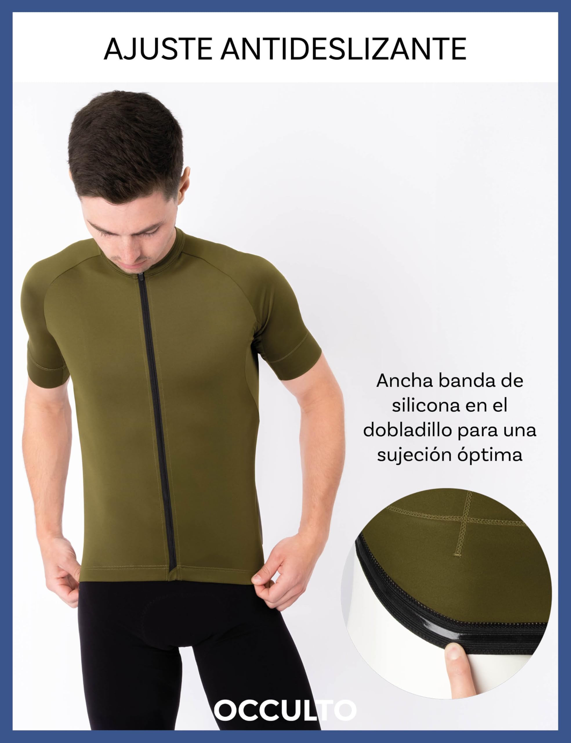Occulto Maillot Ciclismo Hombre (Modelo: Milano)