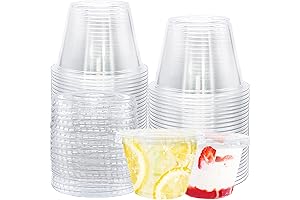 6 Ounce Plastic Containers with Lids: A Crystal-Clear Solution for Your Food Storage Needs