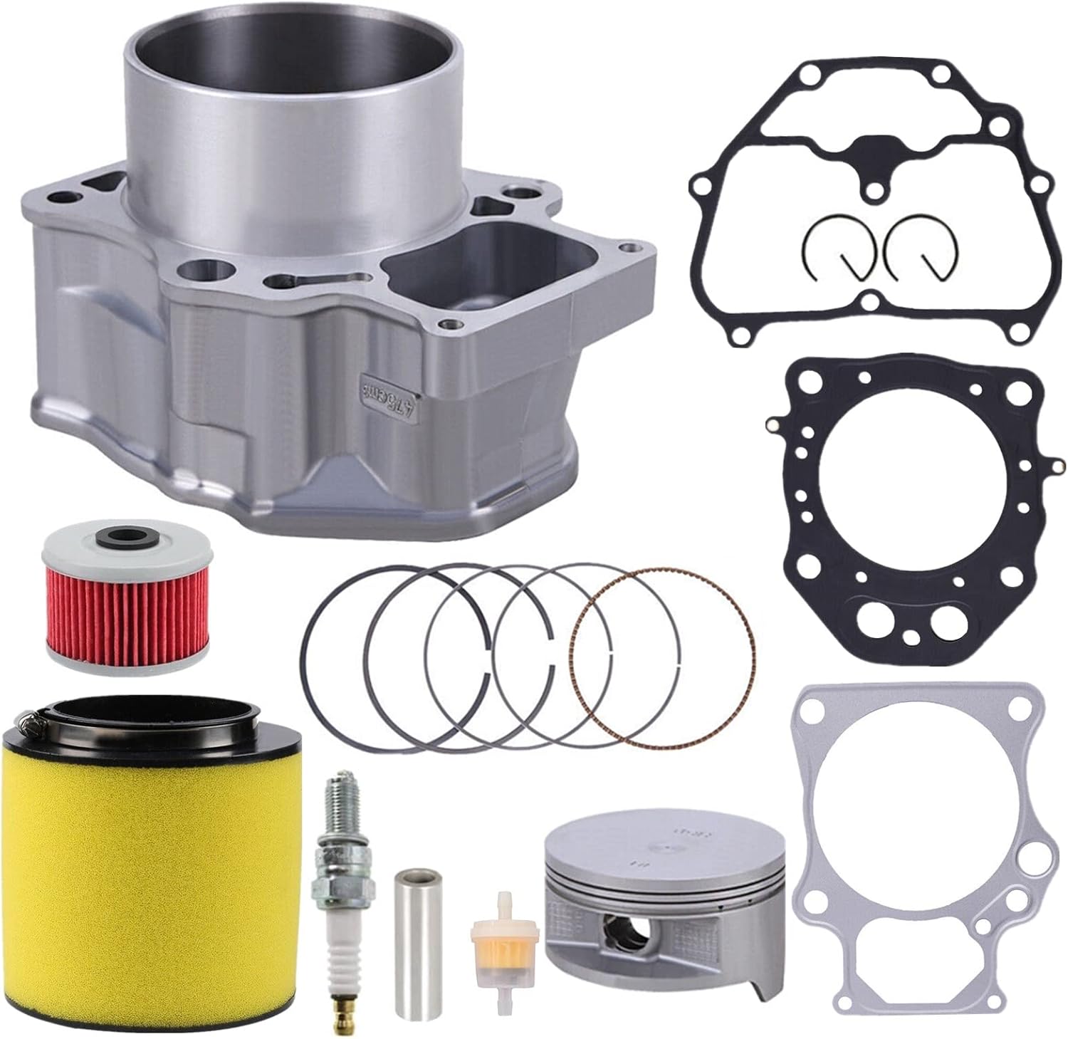 XIAOWEI Top End Kit Cylinder For Honda TRX500 Foreman Pioneer Rubicon 500 With Air Filter 92mm Piston