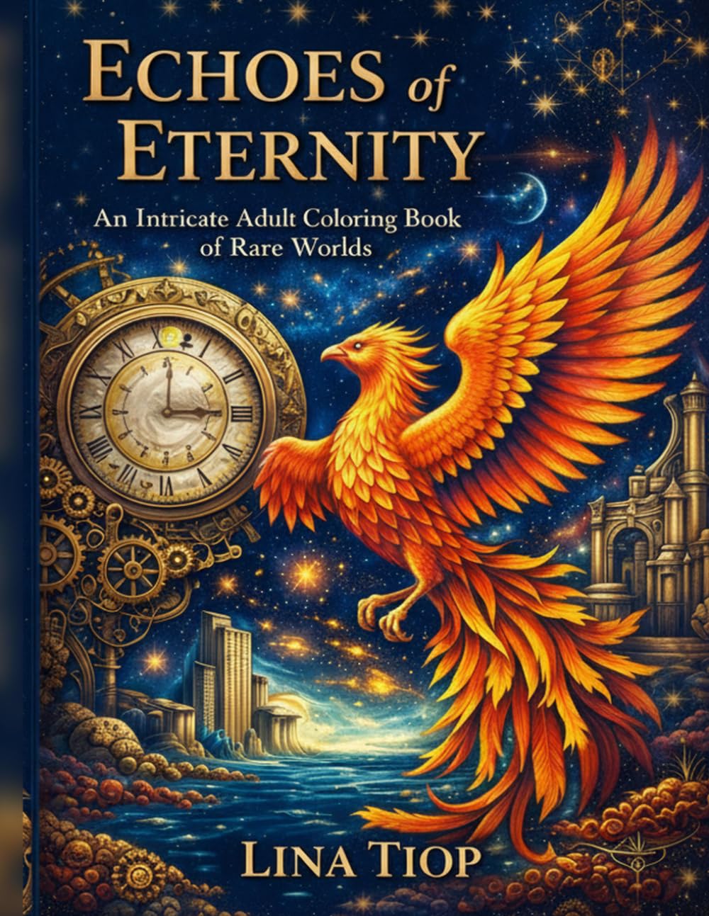 Echoes of Eternity: An Intricate Adult Coloring Book of Rare Worlds