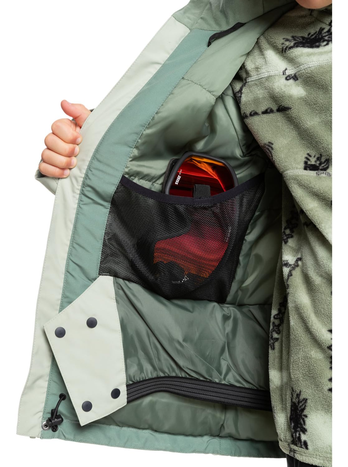 Quiksilver Mission Block Youth Snow Jacket para Niño