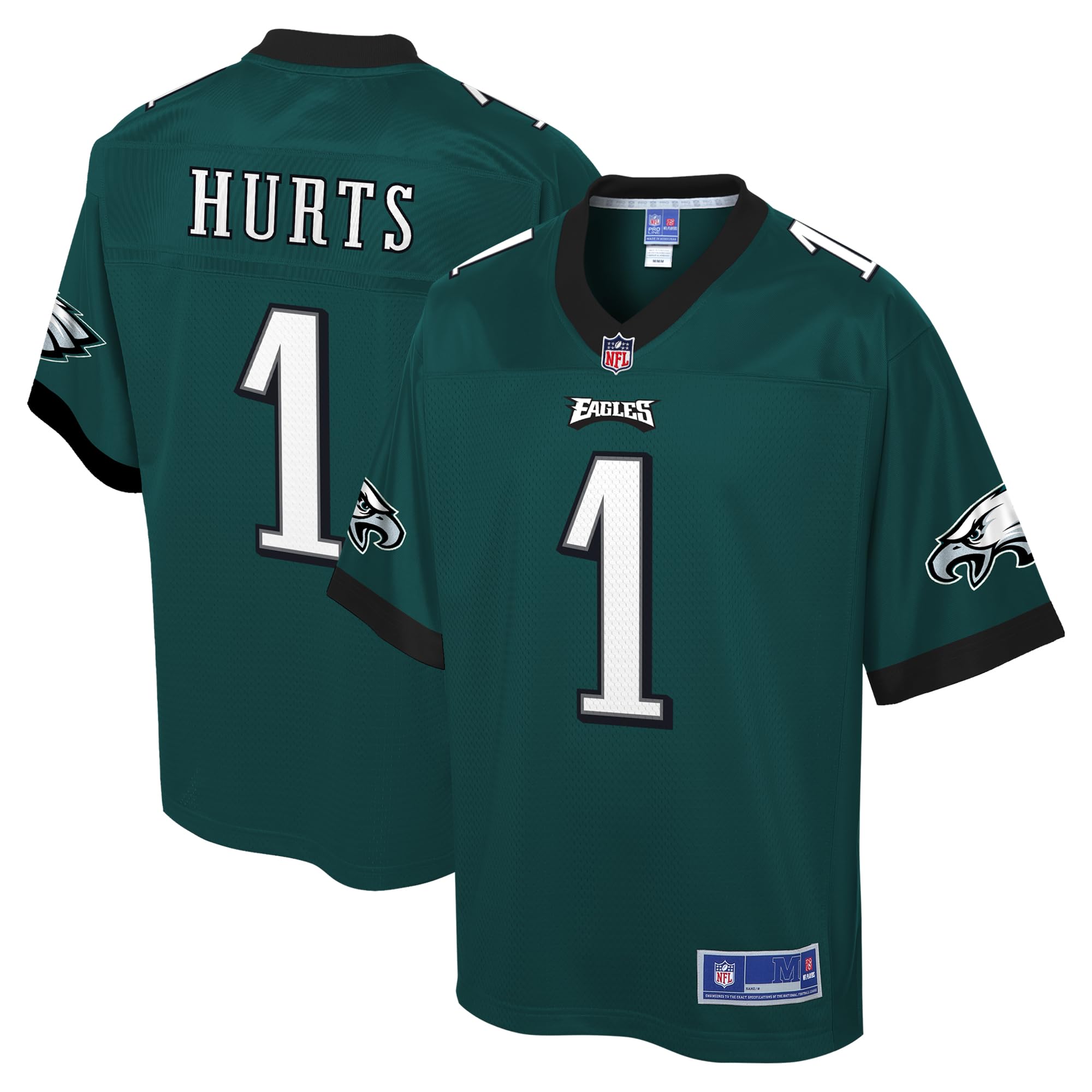 Men's Jalen Hurts Midnight Green Philadelphia Eagles Big & Tall Pro Line Jersey