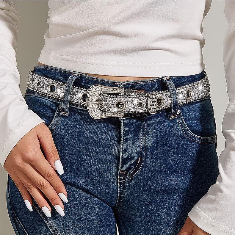 Ceinture tendance pour enfants avec strass et cristaux