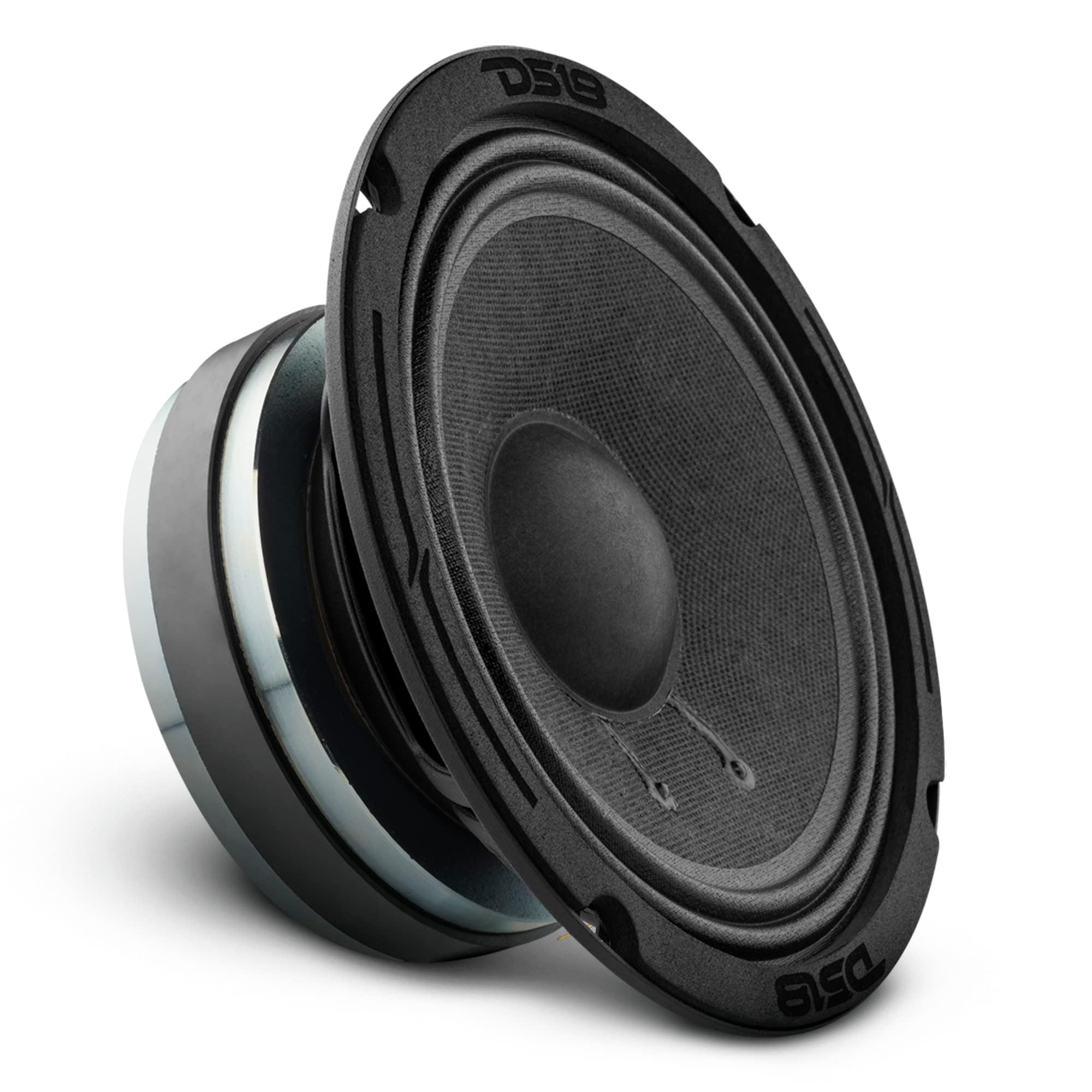DS18 1 6PRO300MB-4 altoparlante professionale mid-bass da 16,5 cm 165 mm 6,5", 150 watt rms e 300 watt max, 4 ohm, 96 db, portiere, sportelli, per auto, 1 pezzo