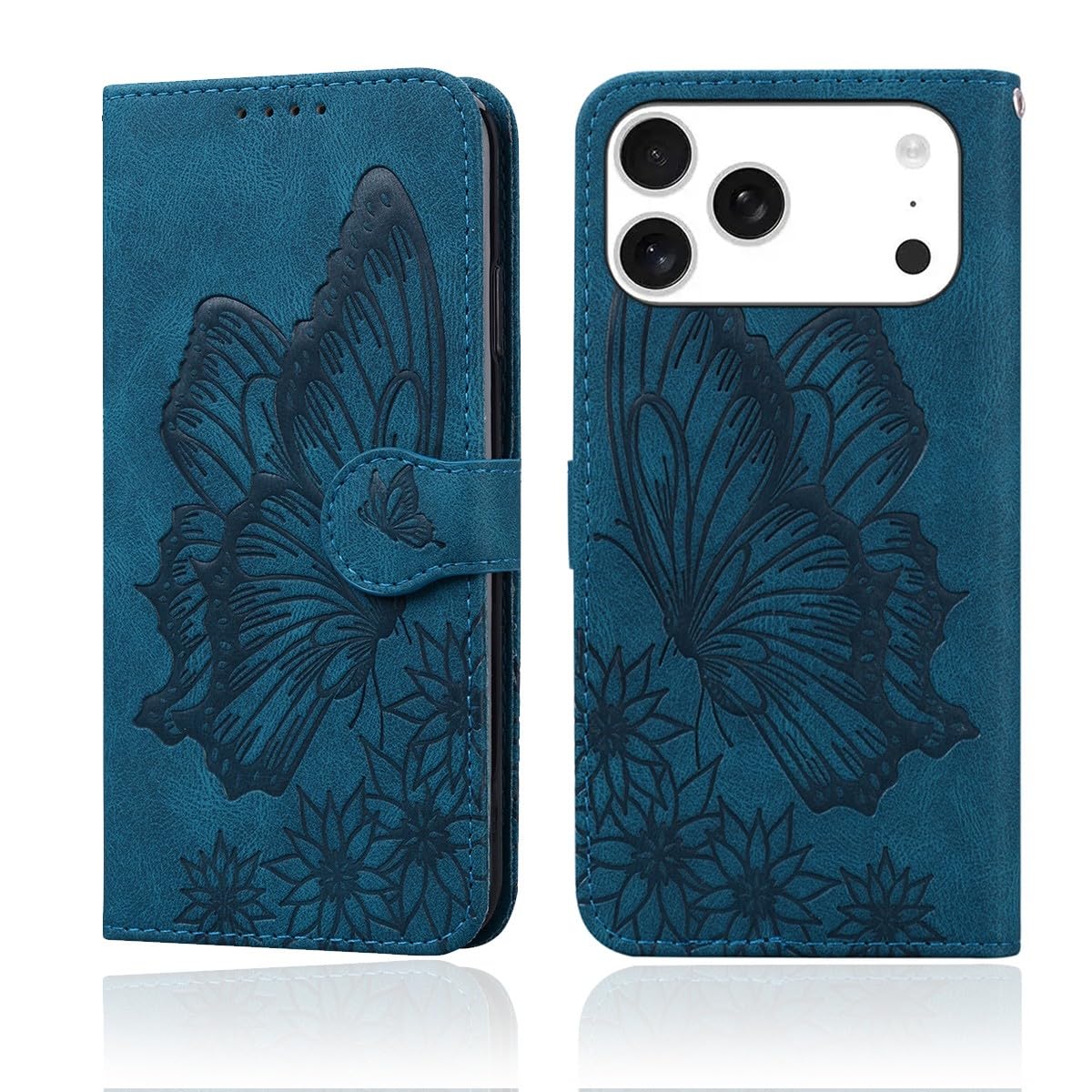 Housse iPhone 16 Pro Max papillon bleu pour protection active au quotidien - 8