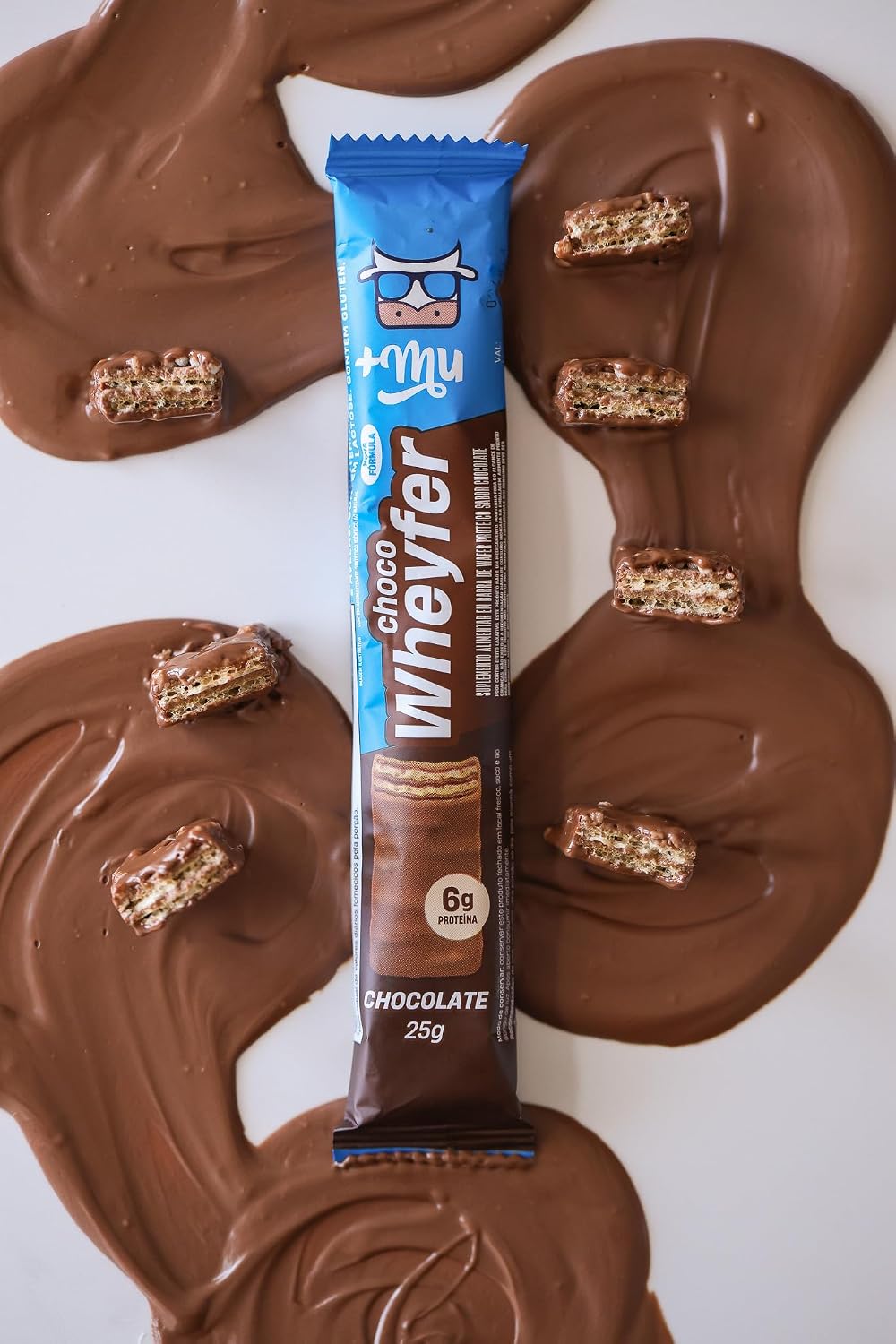 +Mu Chocowheyfer Proteico Sabor Chocolate - Display com 12 unidades - 300g
