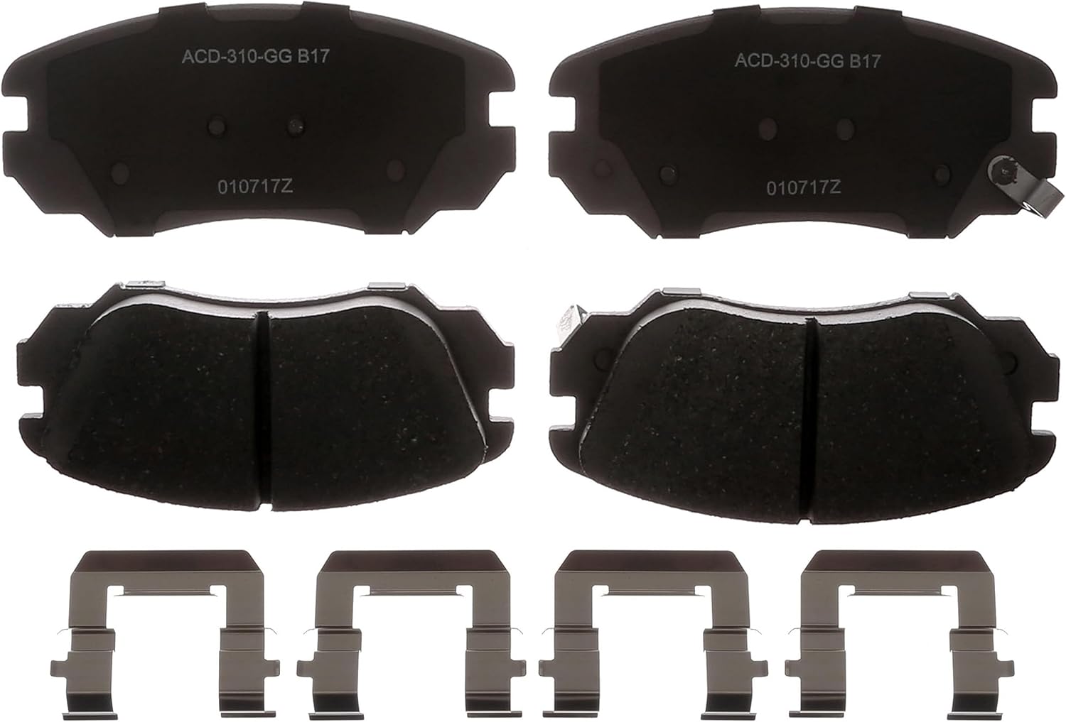 ACDelco Silver 14D1421CHF1 Ceramic Front Disc Brake Pad Set