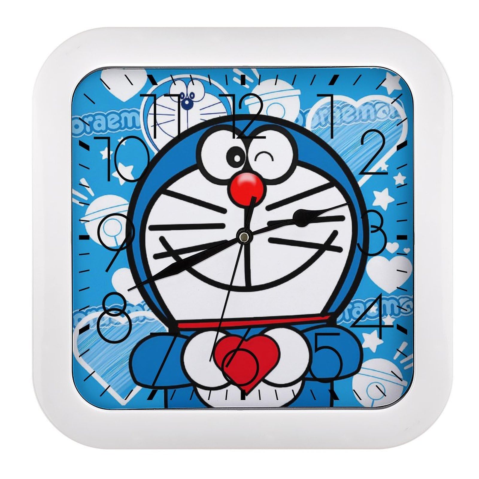 Amazon.co.jp: ドラえもん 掛け時計 静音 連続秒針 壁掛け時計