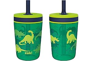 Zak Designs Kids Spill Proof Tumbler & Straw Set - 2 Count