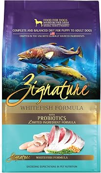 Zignature Whitefish Limited Ingredient Formula Dry Dog Food 12.5lb