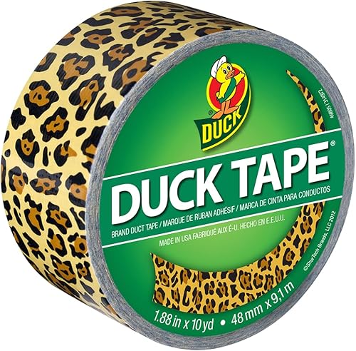 Miniatura 2 de Duck Brand Duck - Cinta adhesiva estampada, 6 rollos, leopardo manchado (1379347_C)