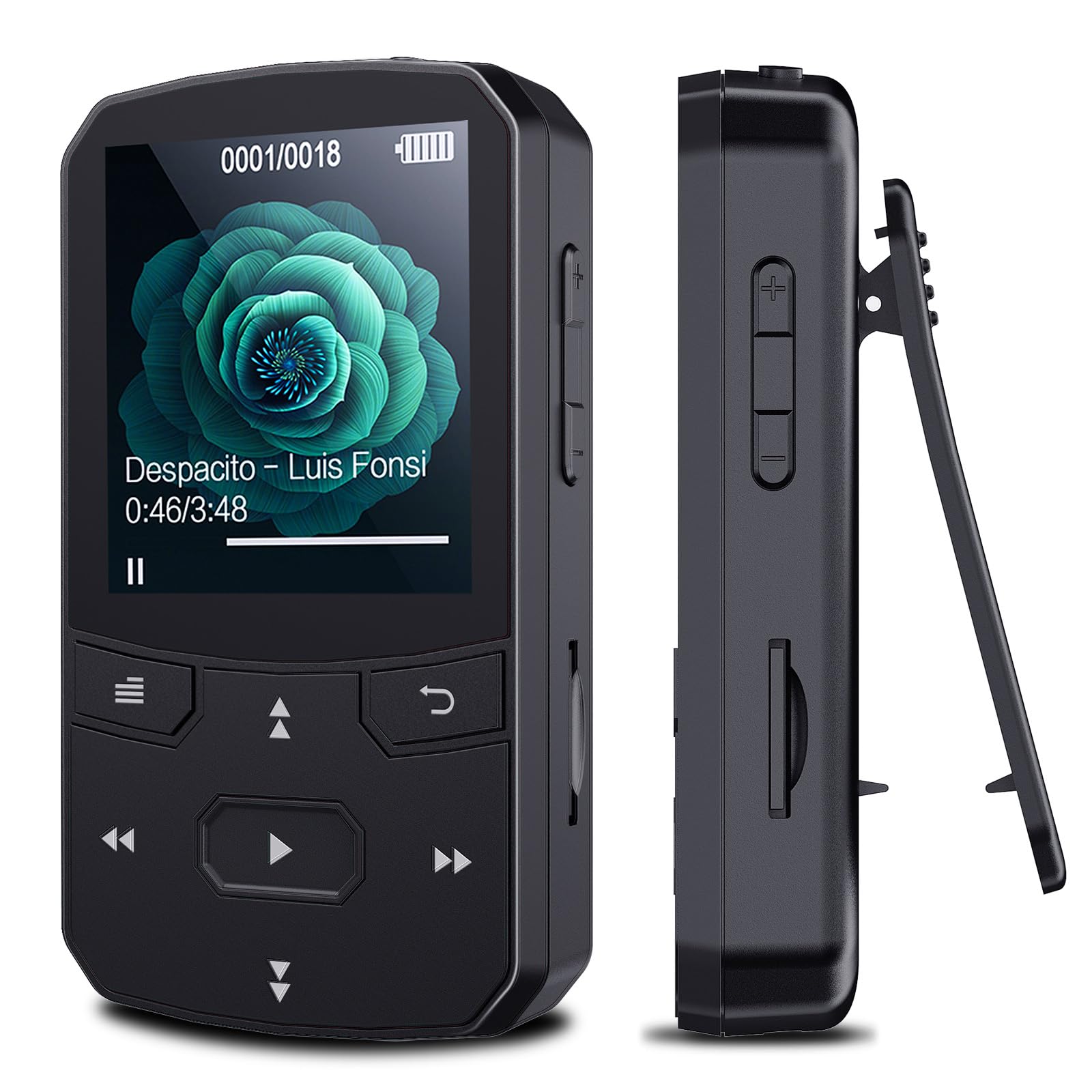 Amazon.com: RUIZU 64GB Clip MP3 Player with Bluetooth 5.3