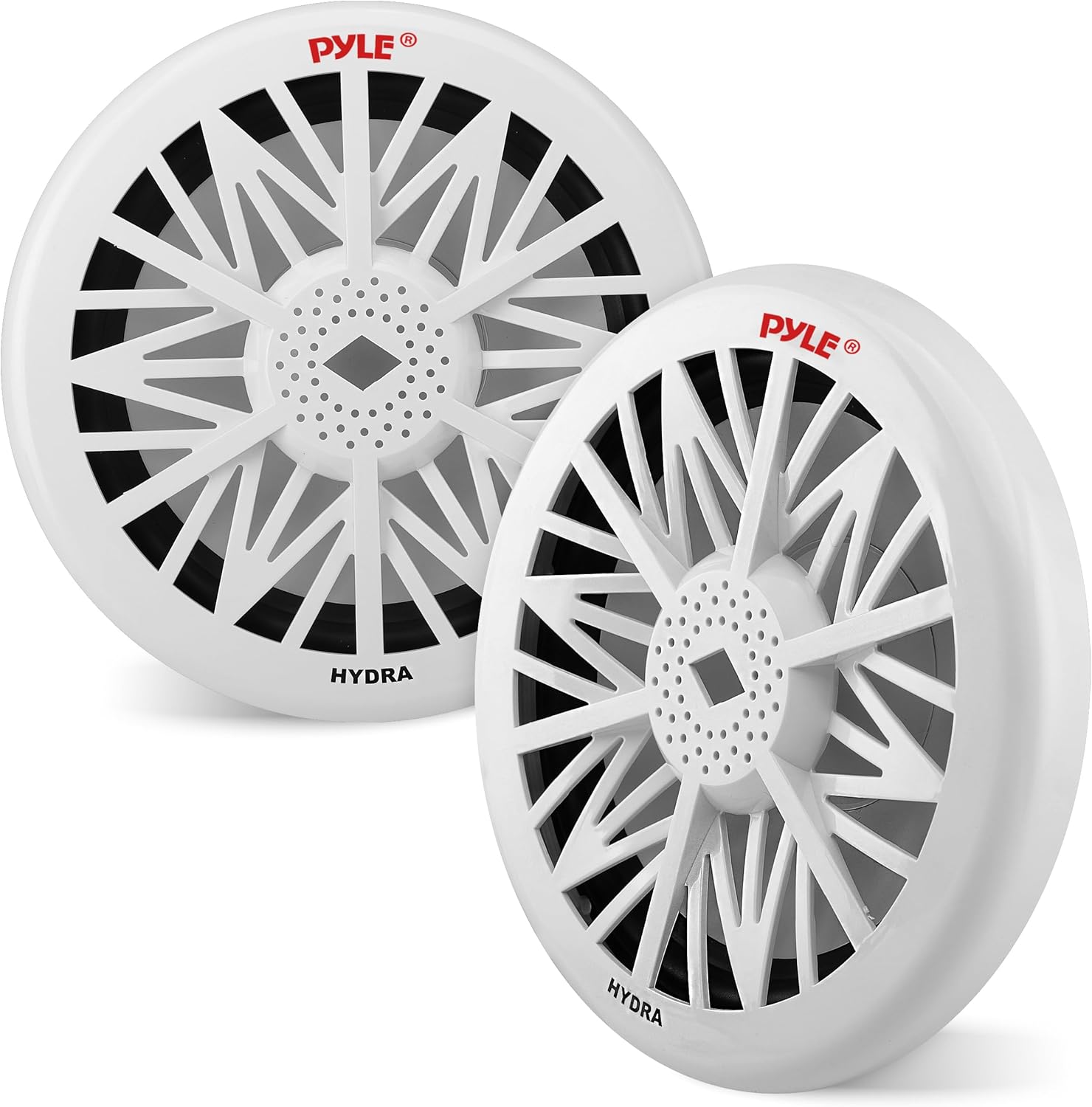 Pyle PLMRW8 8Inch Outdoor Marine Audio Subwoofer 400 Watt Single White Waterproof