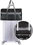 REDCAMP Foldable Duffle Bag Large Size 75L Lightweight & Multifunction, 25" Water Repellency Travel Duffle Bag for Men Women, Black