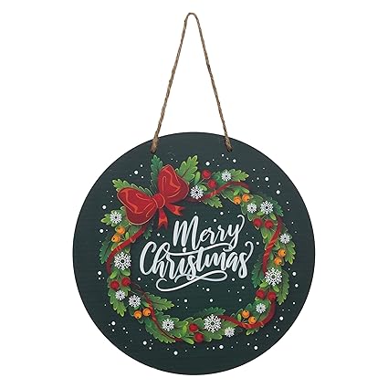 Webelkart Premium Merry Christmas Printed Wall Hanging/Door Hanging For Home And Christmas Decorations Items- Christmas Gift Items (2)