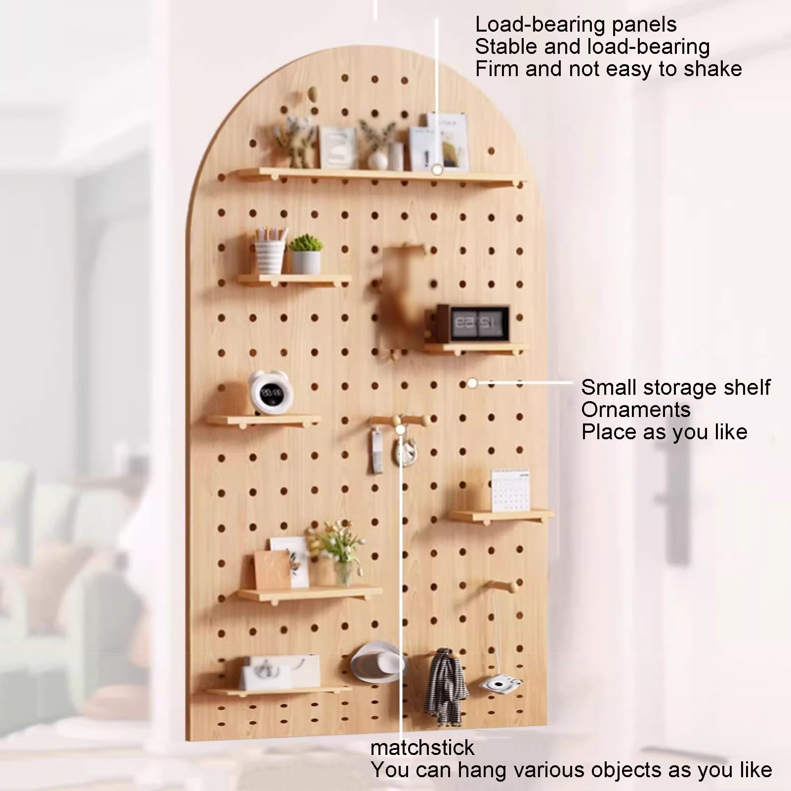 Pegboard Wandregal Steckbrett Lochplatte Lochwand Steckregal Steckystem Aus 316563439536