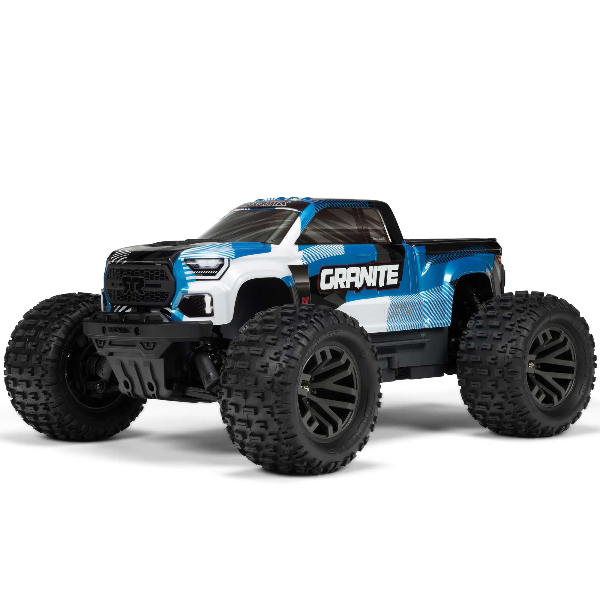 ARRMA RC Truck 1/10 Granite 4X4 223S BLX BRUSHLESS Monster Truck RTR with DSC, Blue, ARA4302V4T1
