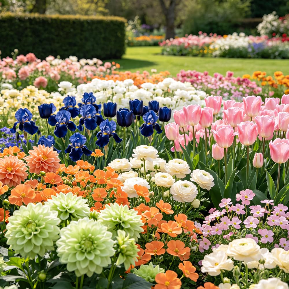 FioriRizoma multicolore - giardino balcone copertura 25Bulbi
