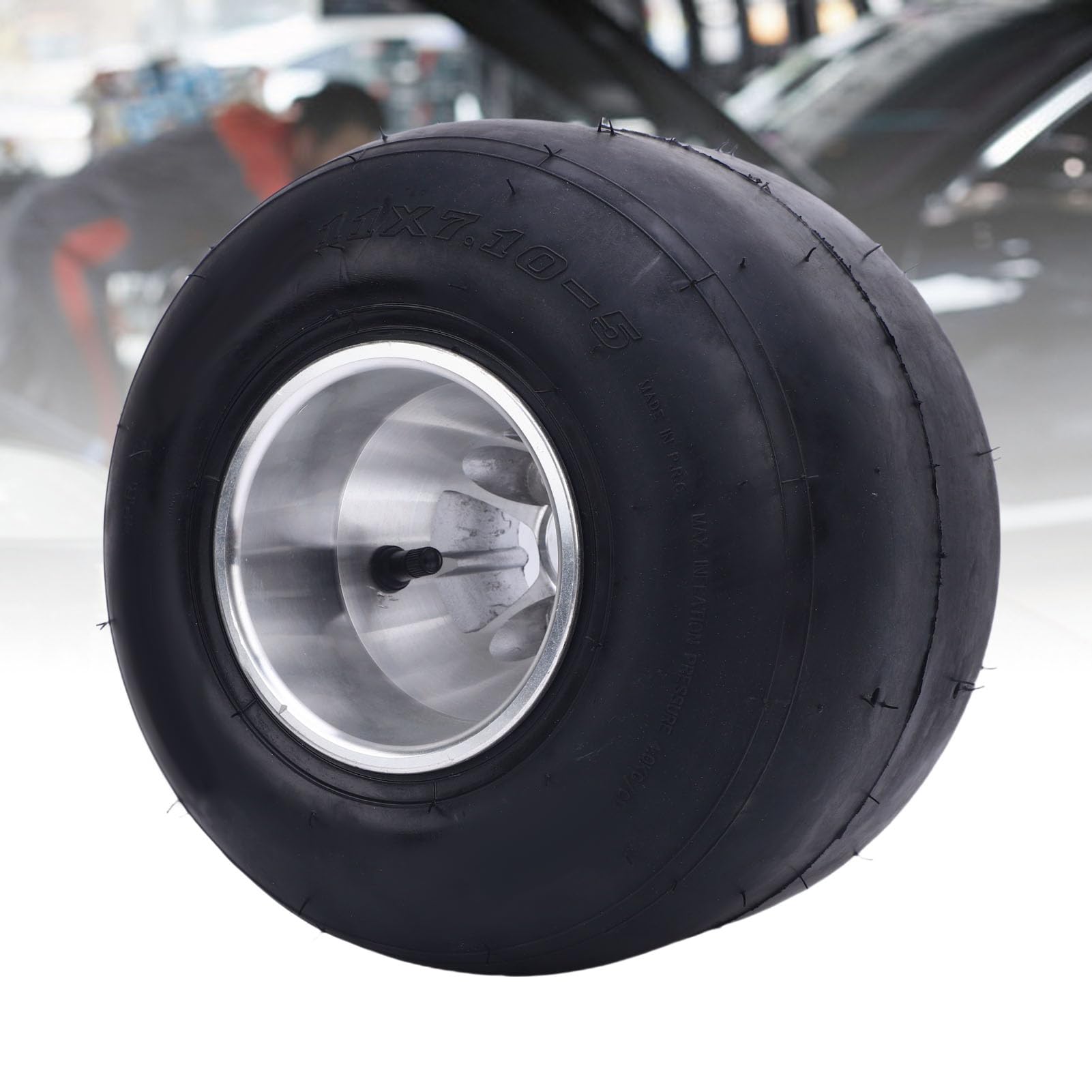 11x7.10-5 Reifen Gummi-Aluminium-Legierung 4PR Tubeless Heck Rand Reifenbaugruppe für ATV UTV SXS Nebeneinander Golfwagen Go Kart