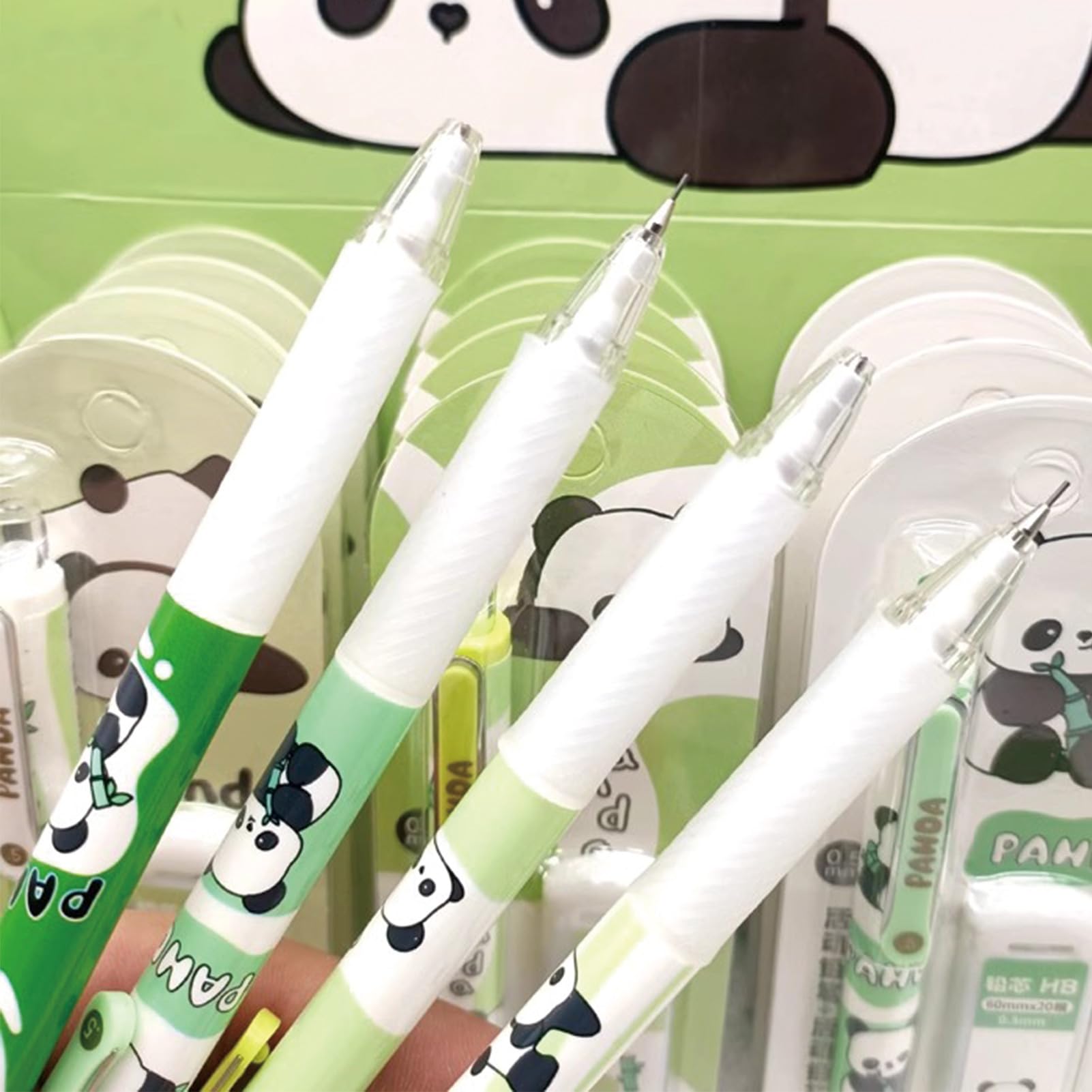 Amazon.co.jp: MOZXIRZ かわいいパンダ シャープペンシル リフィル付き
