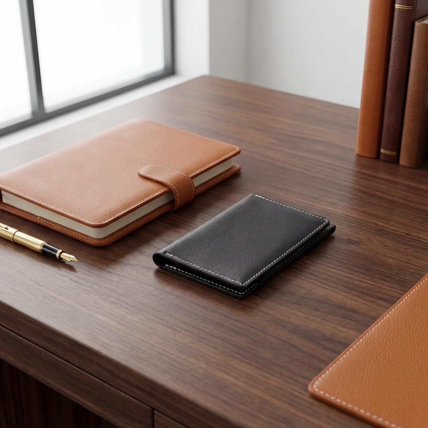 Small Leather Card Holder for Women, Credit Card Case, ID Wallet, Card Organizer Wallet