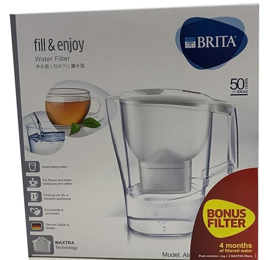 Brita Aluna XL Water Filter Jug 3.5L Pitcher + 2 Maxtra Plus Filter Cartridges - AfterPay & zipPay Available