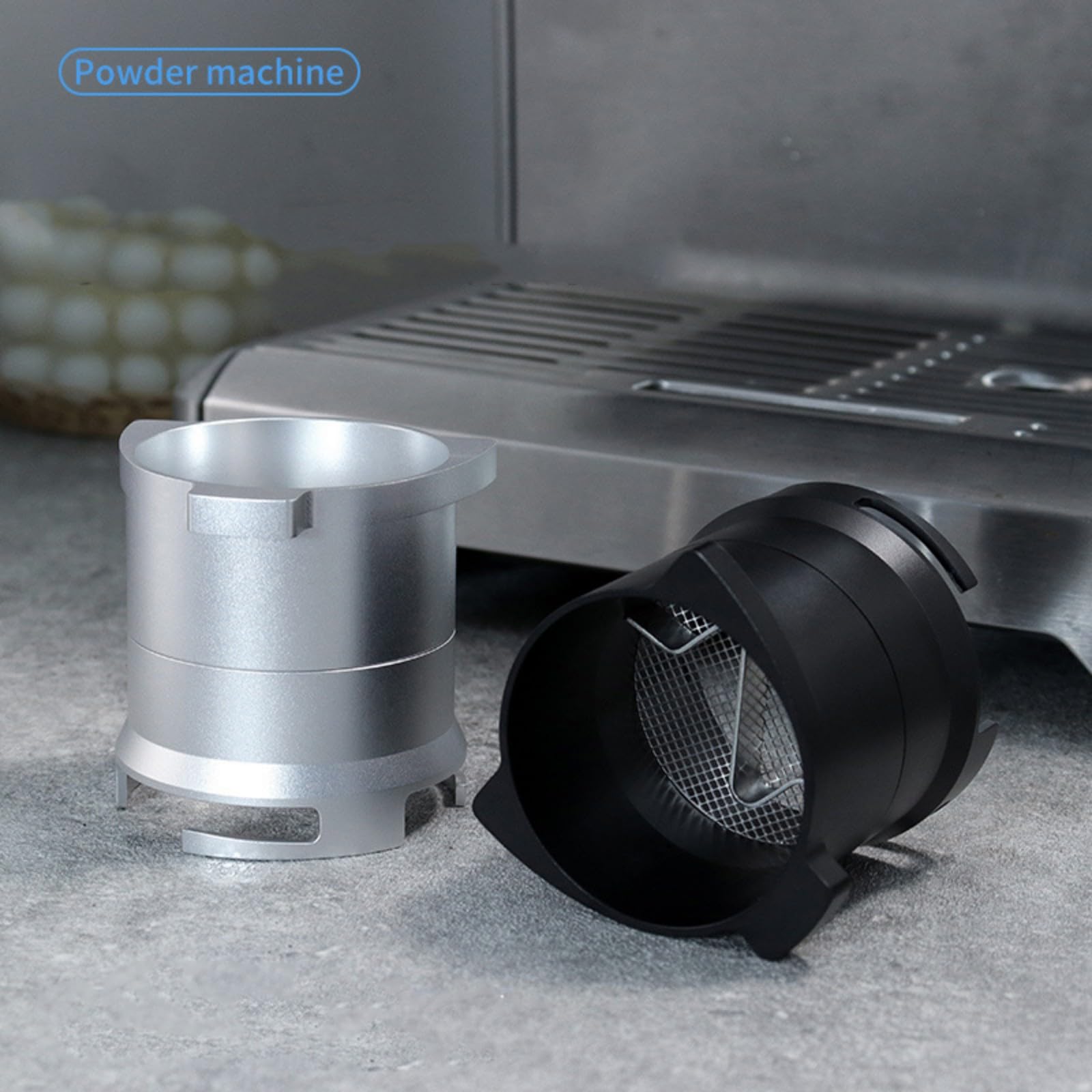 Siebträger Dosiertrichter Kaffeezubereitungswerkzeug Kaffeezubehör Dosiertrichter Kaffeemaschine Adapterringe für Kaffee