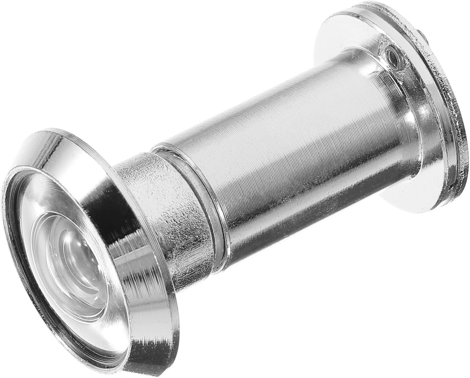 Holibanna Stainless Steel Door Viewer Privacy Cover Wide Angle Peephole for Front Doors Heavy Duty Security Lens