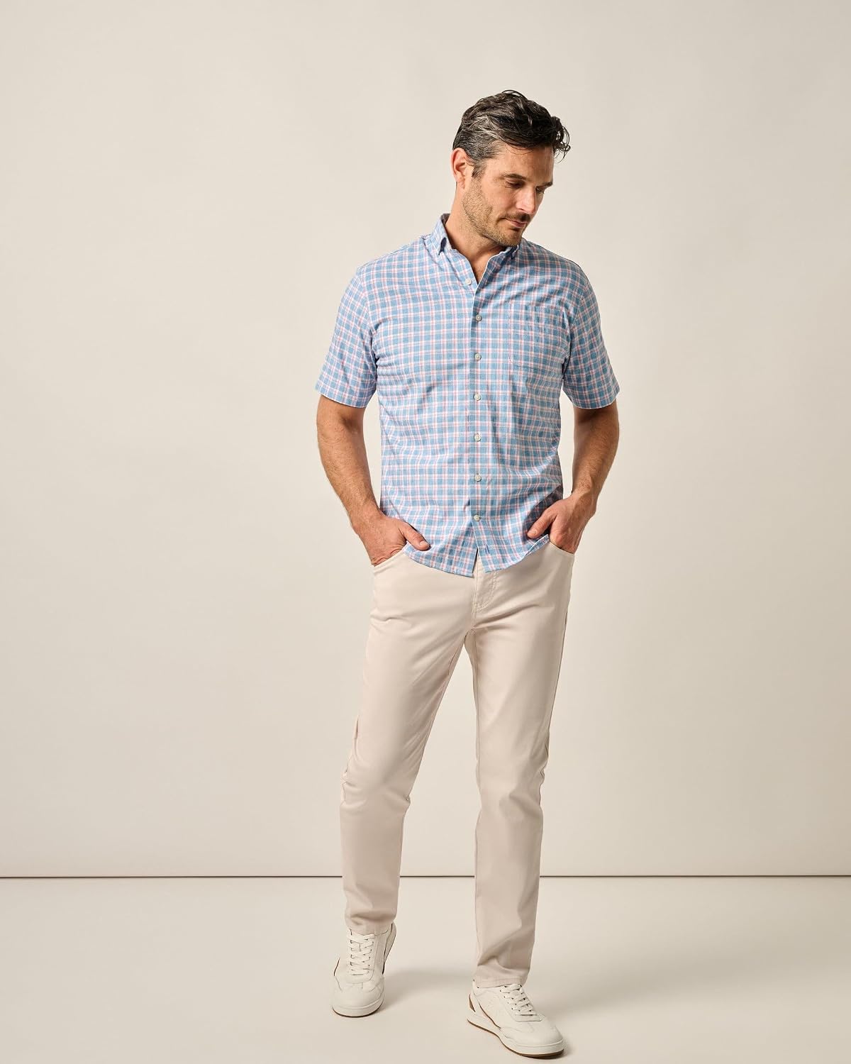 johnnie-O Atlas 5-Pocket Pant | Men's Stretch Chino Jean | Garment-Dyed Twill | Lightweight | Lived-in Fit