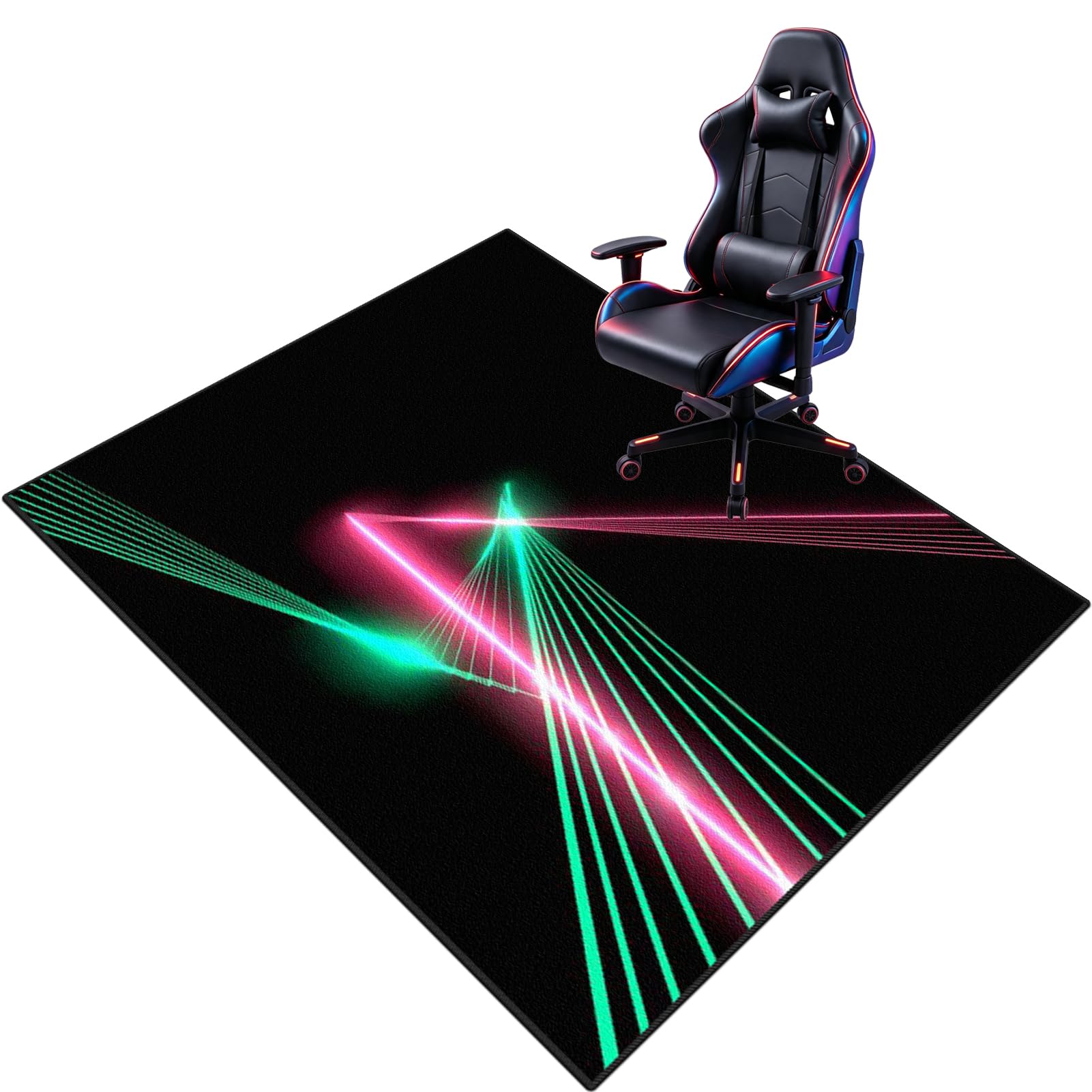 Gaming Tappeto Sedia 120 x 150 cm Tappeto per Sedia con Ruote