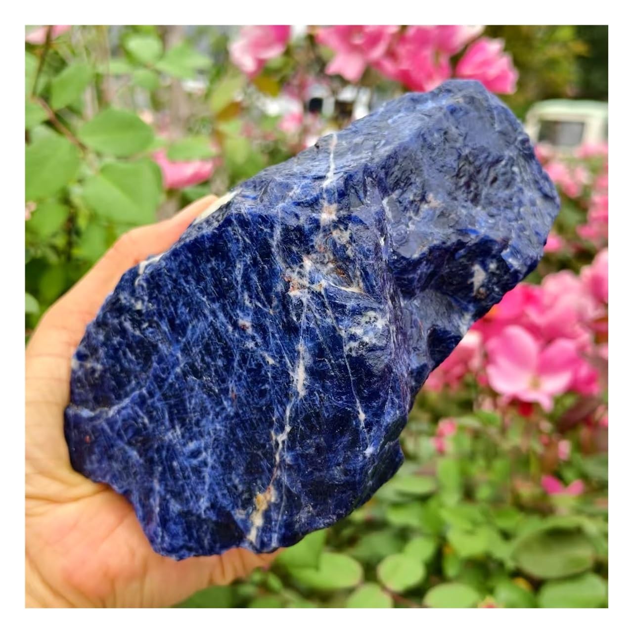 1 stücke 500-600g Blau Natrium Stein Grobe Rock Quarz Kristall Erz Gemstone Stone