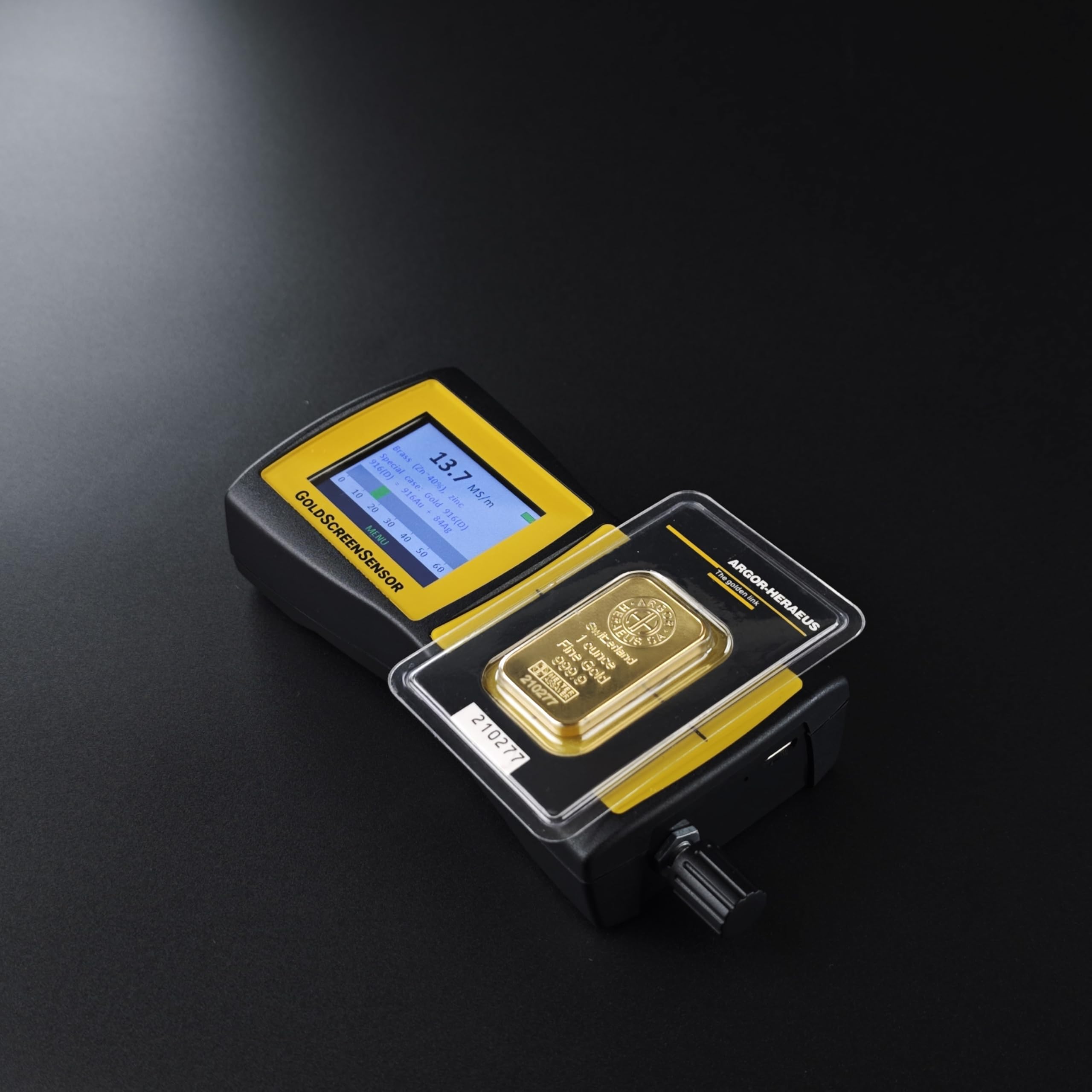 GoldScreenSensor - Prüfgerät für Münzen & Barren – Testen Sie die Echtheit von Edelmetallen