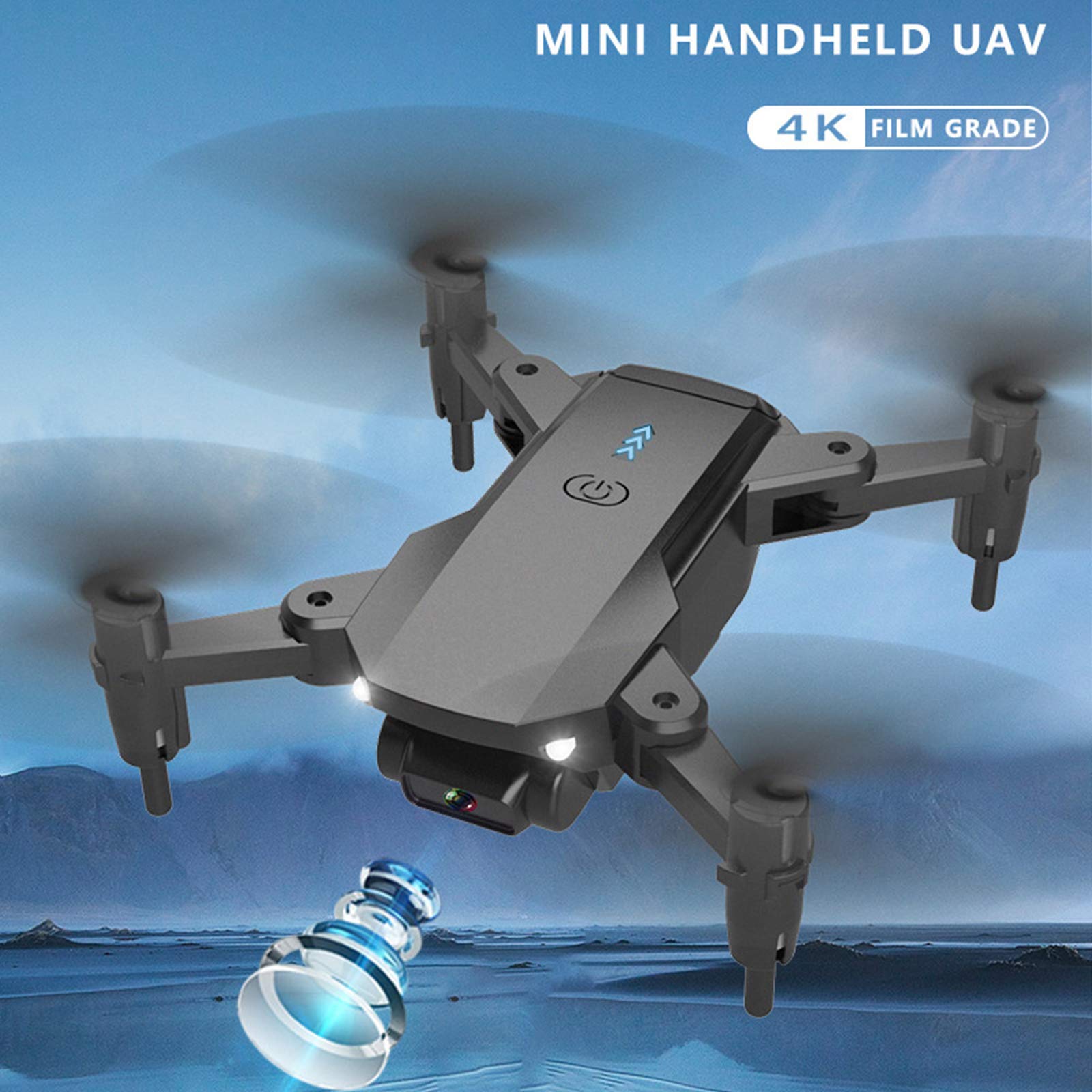 Mini Foldable Remote Control Four-Axis Drone, 4K Camera HD Aerial