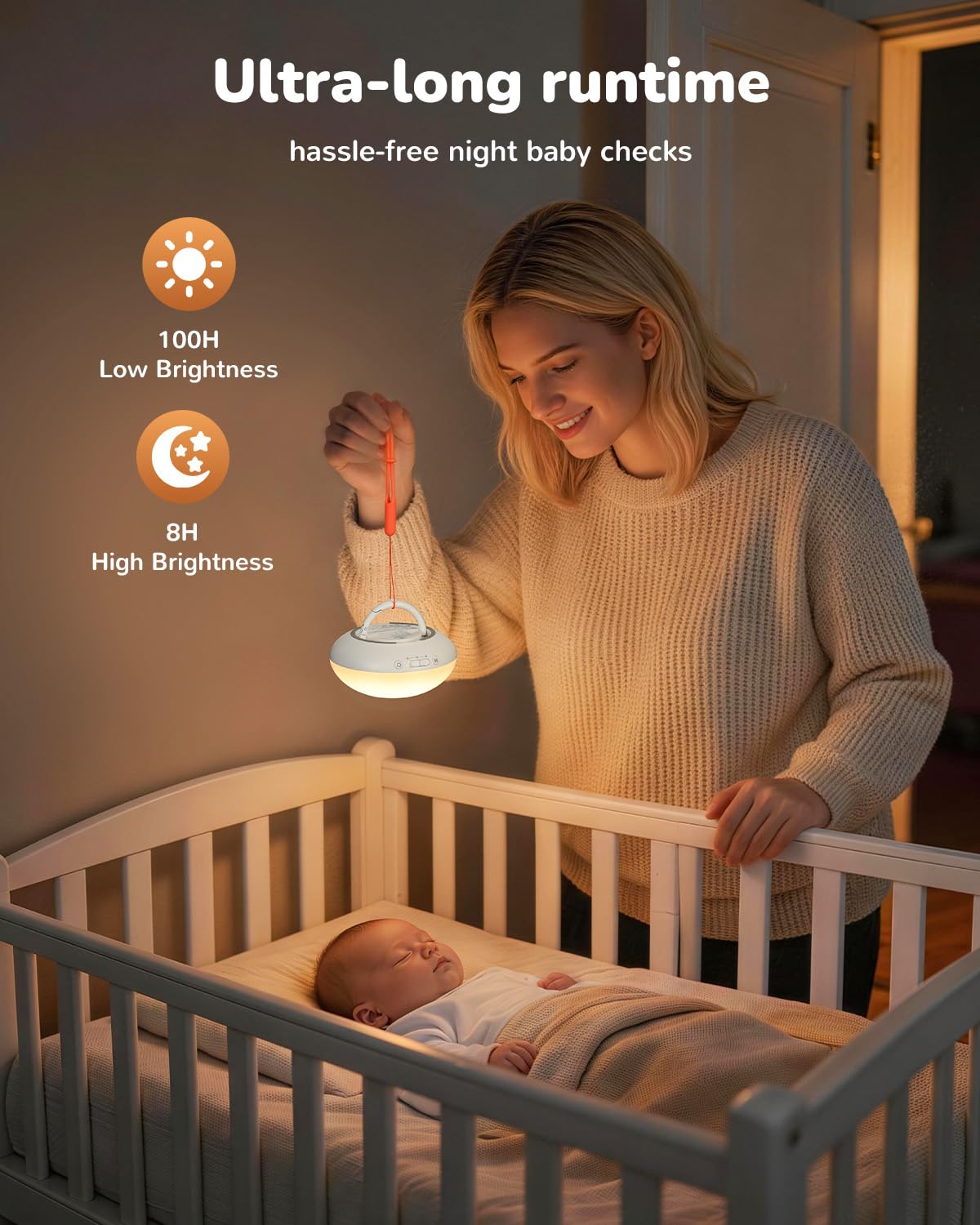 Luz de alimentación nocturna