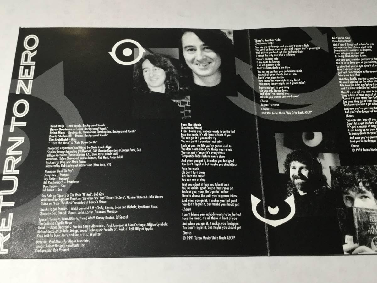 Amazon.co.jp: 廃盤/国内盤CD/リターン・トゥ・ゼロ(ボストン)/RTZ